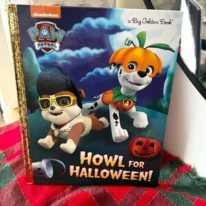 Paw Patrol Howl for Halloween Hardcover Book A Big Golden Book